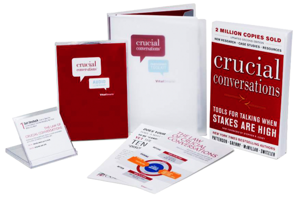 Crucial Conversations Training teaches skills for communicating when the stakes are high, opinions vary, and emotions run strong.